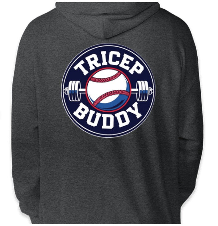 Tricep Buddy Hoodie (Heather Gray)