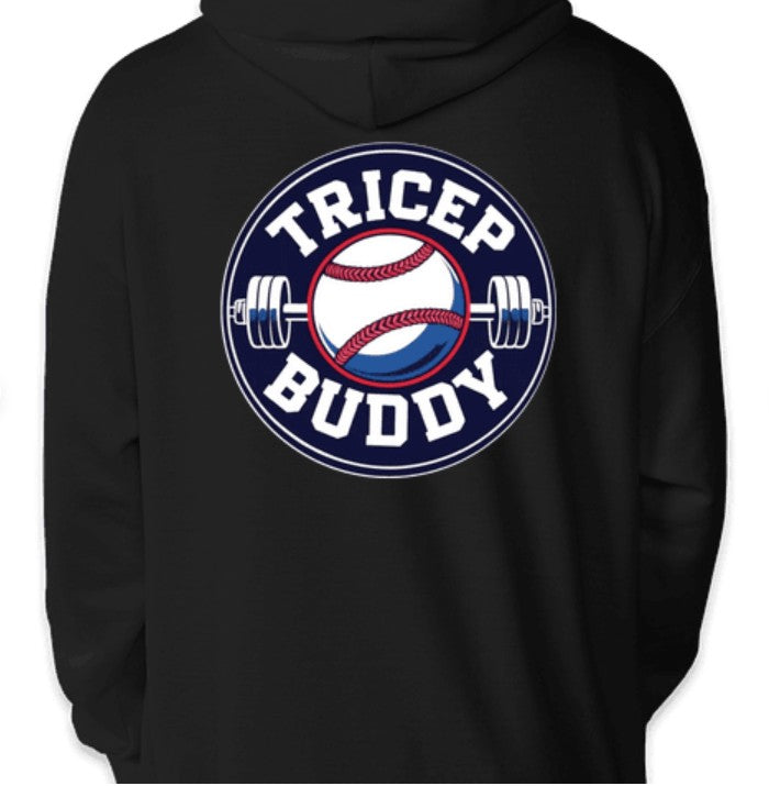 Tricep Buddy Hoodie (Black)