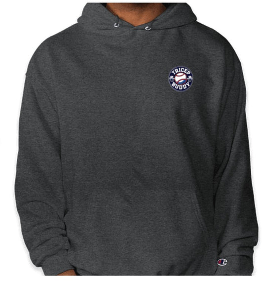 Tricep Buddy Hoodie (Heather Gray)
