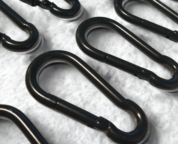Carabiner (Silver or Black coated) - Stainless Steel